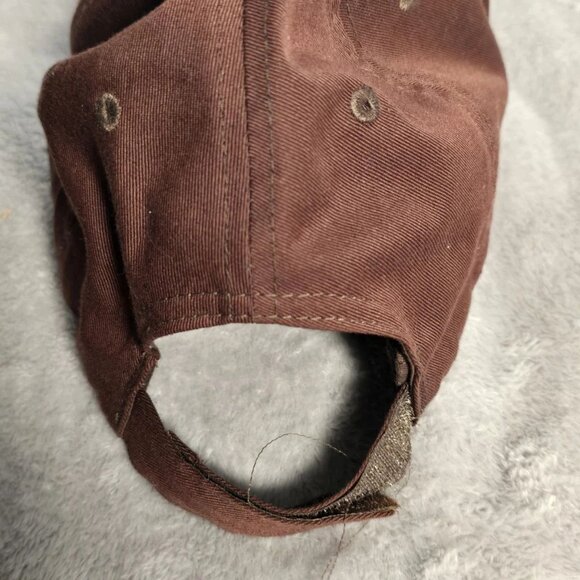 Explosion Caps Brown Adjustable Hat Embroidered TNT Globe Logo Baseball Cap - Picture 2 of 4